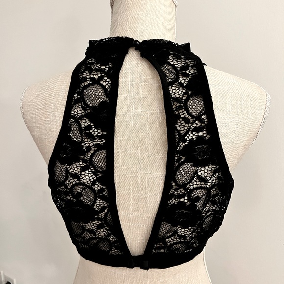 Hustler Lingerie Katia Halter Bra Top Curve 1X/2X - Picture 3 of 3